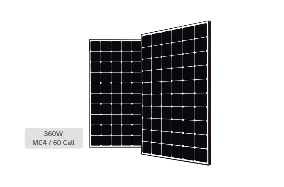 Lg 360 Q1c A5 60 Cell Back Contact Blk Wht Diy Solar Depot